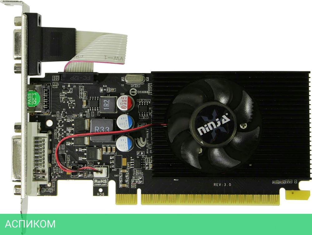 Видеокарта Sinotex Ninja GeForce GT 220 1GB DDR3 (NK22NP013F)