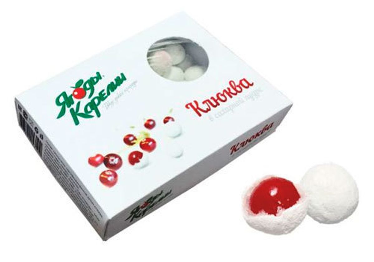 Клюква в сахарной пудре, 120г