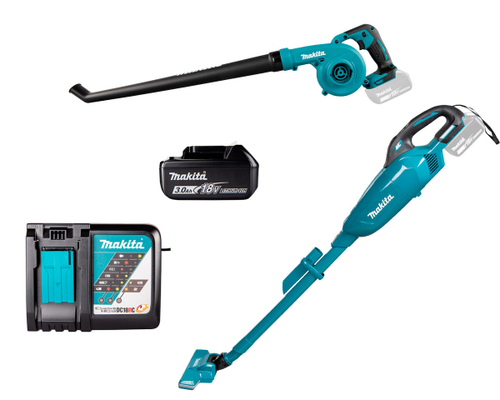 Аккумуляторная воздуходувка + пылесос с комплектом питания Makita DUB186Z-DCL284FZ-191A25-2
