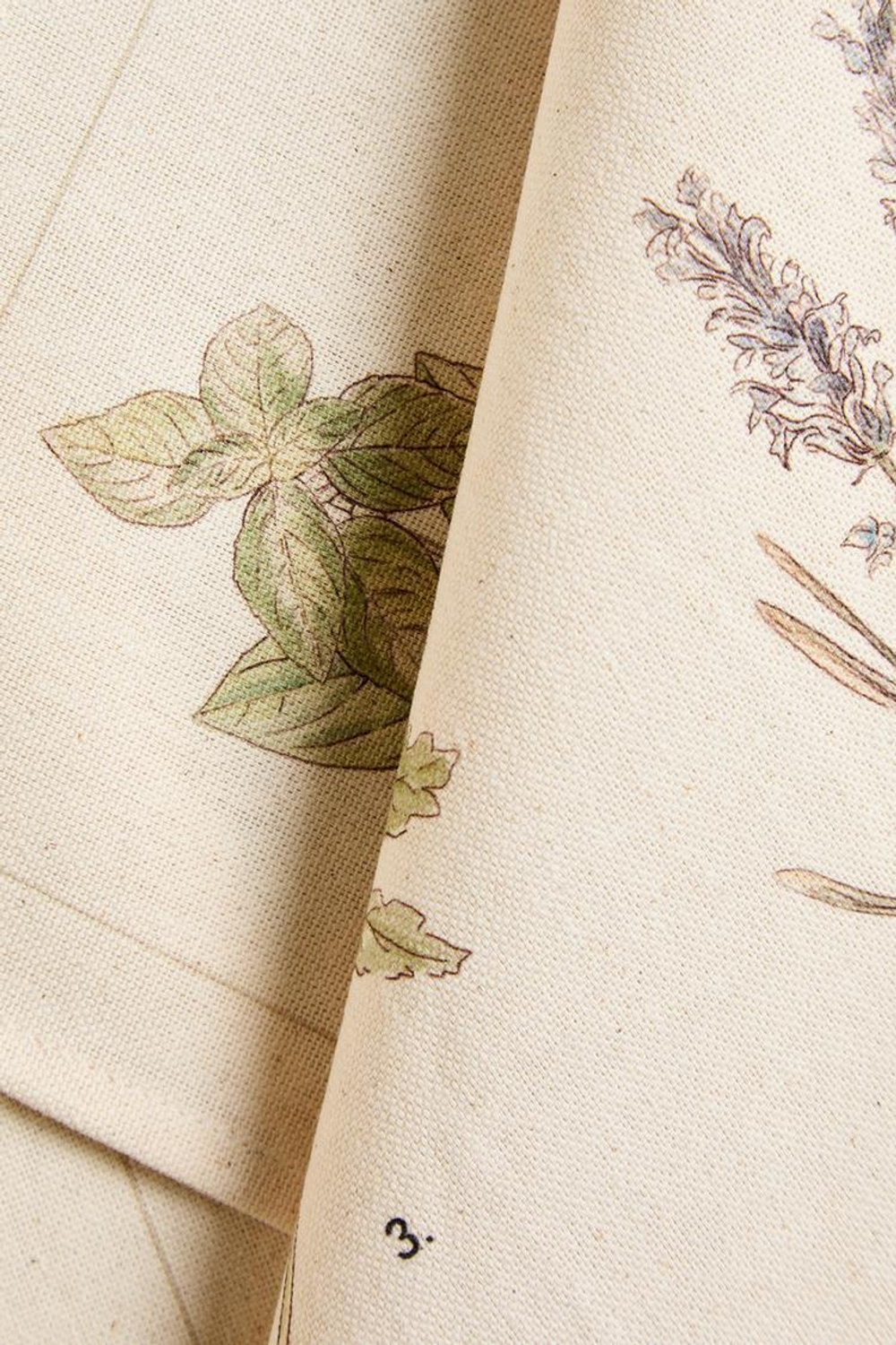 ZARA HOME НАБОР КУХОННЫХ ПОЛОТЕНЕЦ С РАСТИТЕЛЬНЫМ РИСУНКОМ (НАБОР ИЗ 2 ПРЕДМЕТОВ),  ЭКРЮ