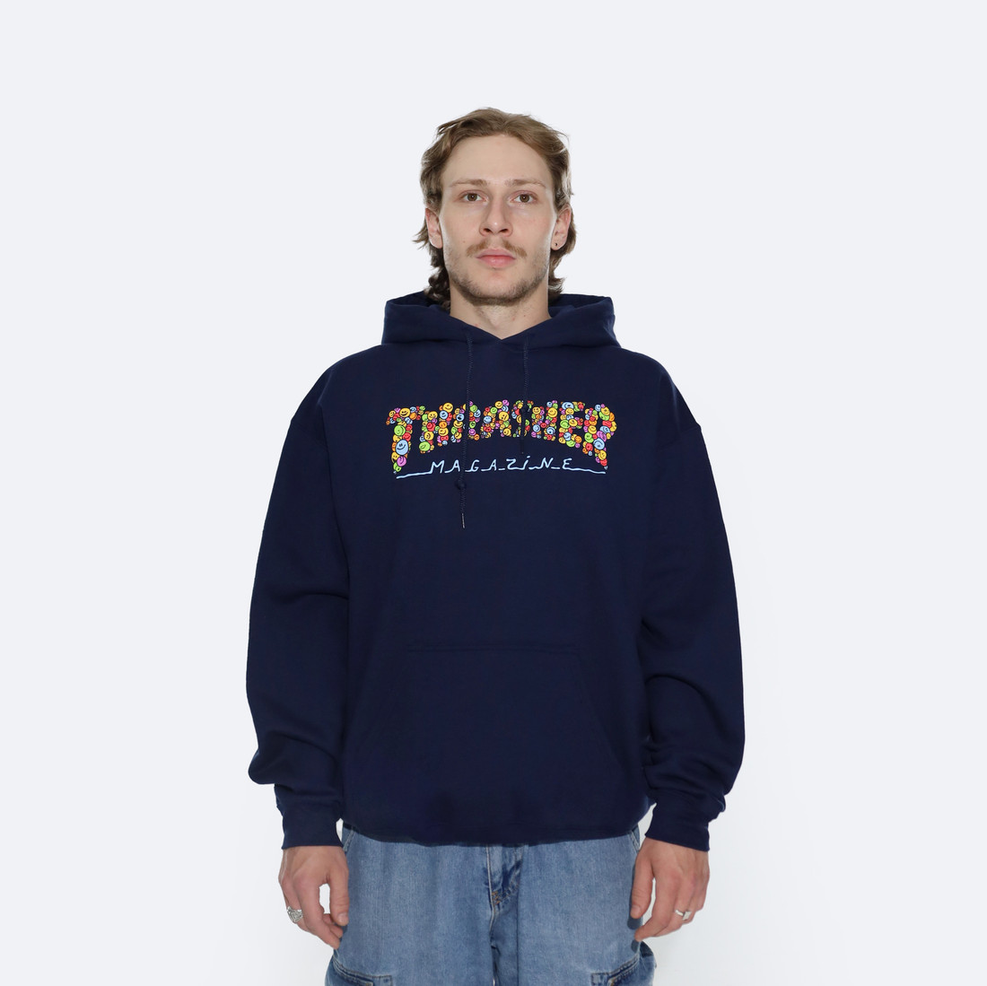 Купить Худи Thrasher Smile By Spanky Hoodie (navy)