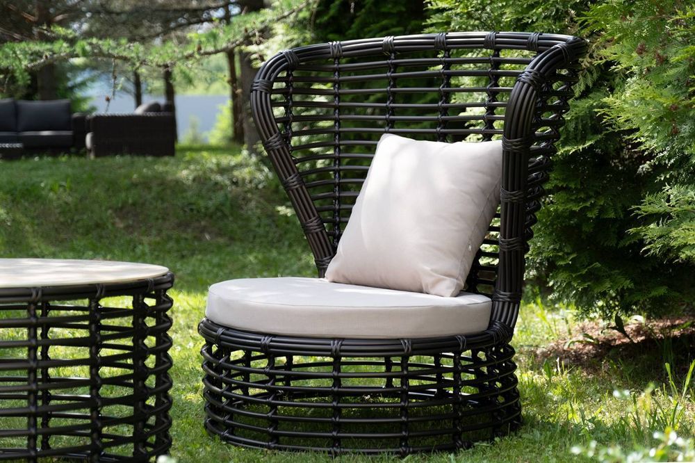 "Парма" кофейный комплект из искусственного ротанга, цвет бронзовый