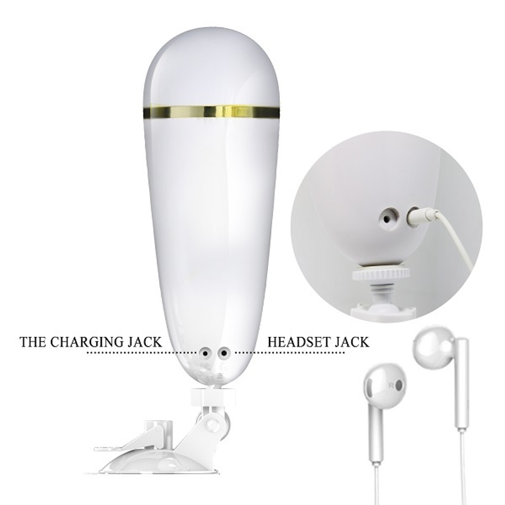 Вибромастурбатор 23см с голосовым сопровождением Pretty Love Sally BM-00900T50