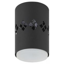 Светильник настенно-потолочный спот ЭРА OL10 LD GX53 BK черный, подсветка 1 W