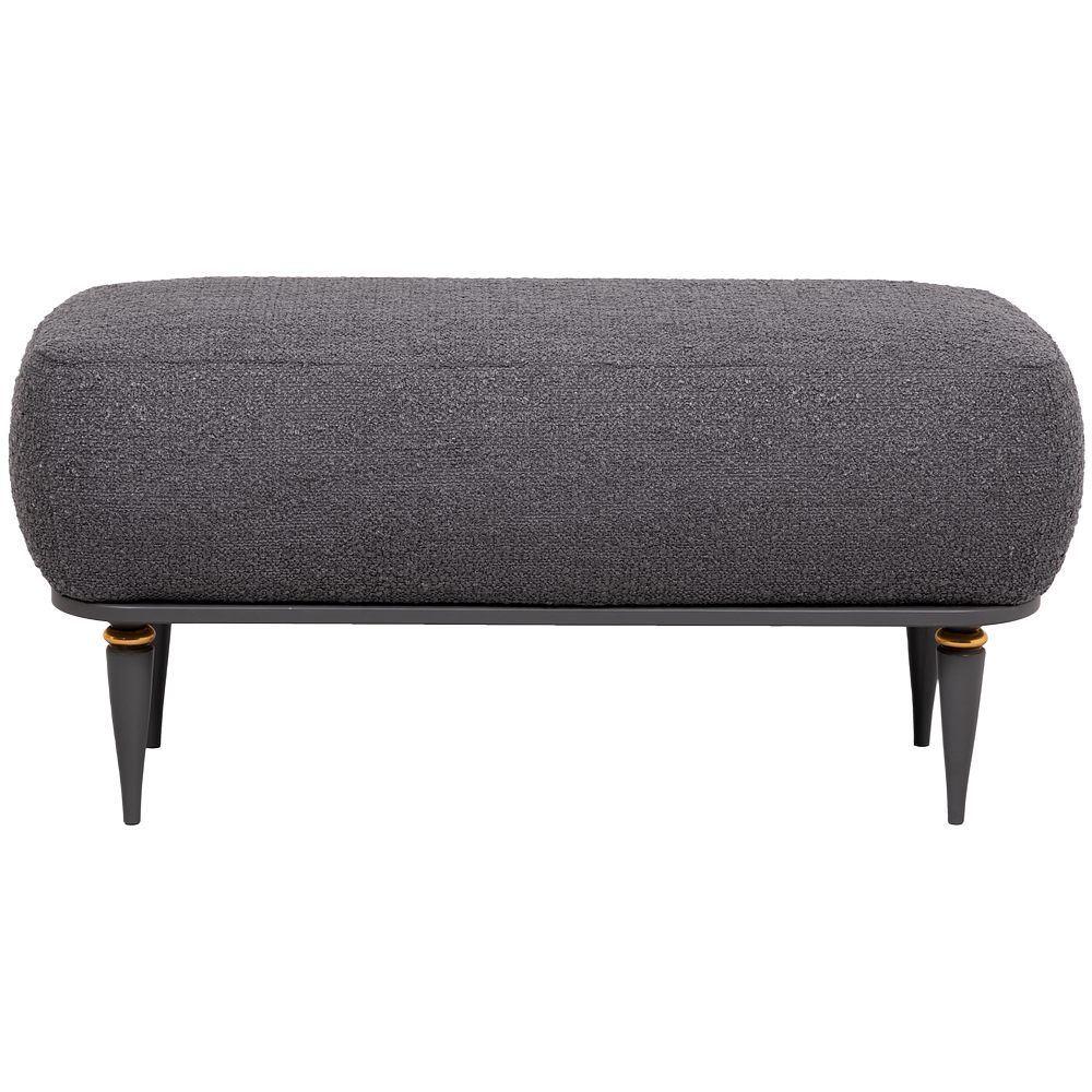 Банкетка Арт Софт Графит Голд