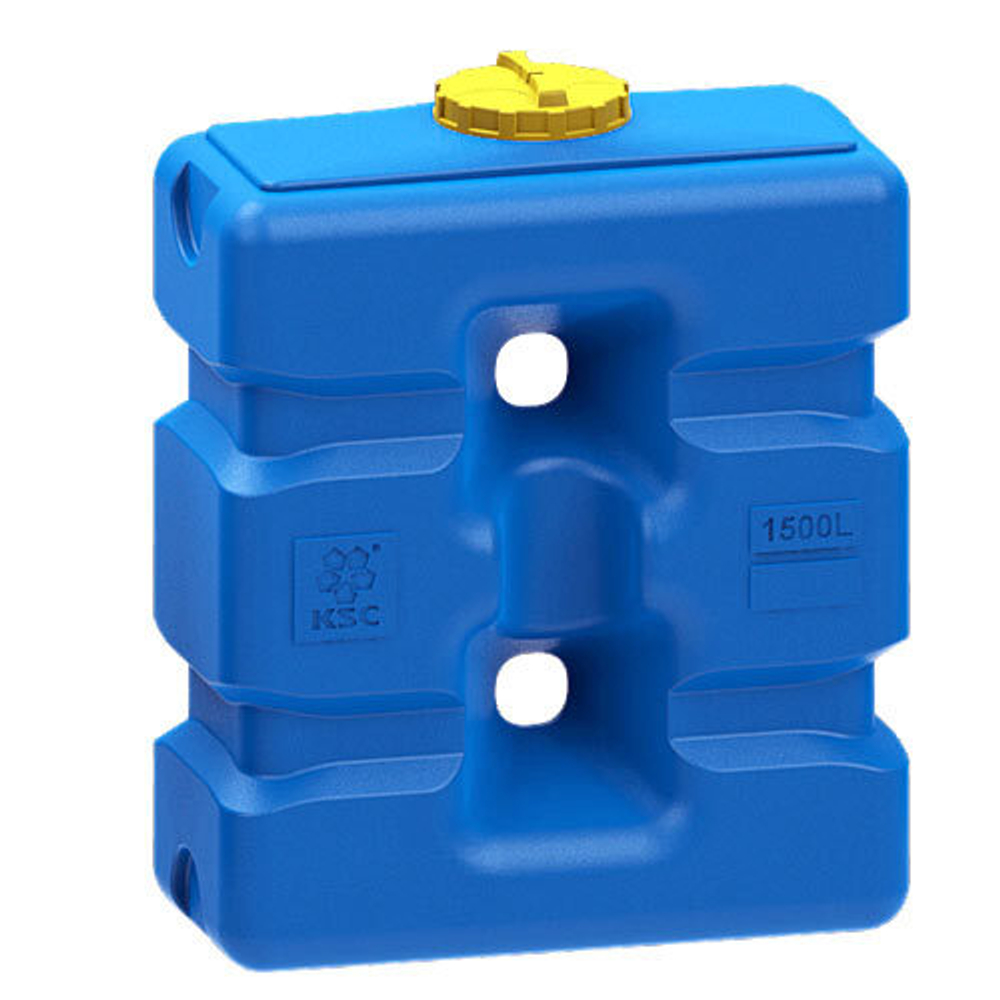 Емкость Пласт Инжиниринг прямоугольная 1500 л. вертикальный (1500x750x1840см;синий) - арт.560094