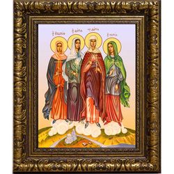 Пузовские мученицы. Икона на холсте.