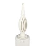 Насос ручной, с защитой от падения, двухходовой, 27 см, Белый, 1 шт.