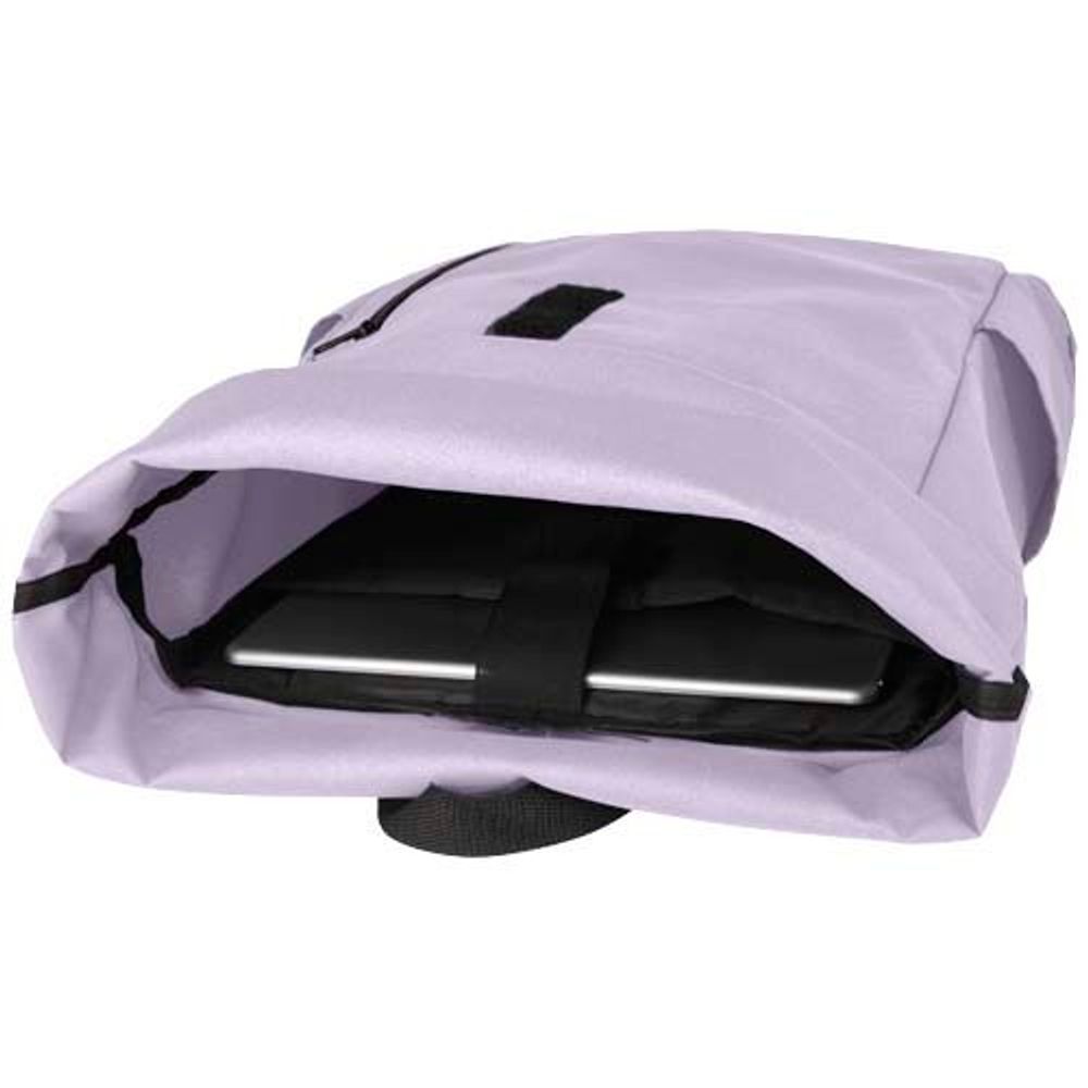 Рюкзак Byron 15,6" объемом 18 л со скручиваемым верхом, изготовленный из переработанного ПЭТ по стандарту GRS