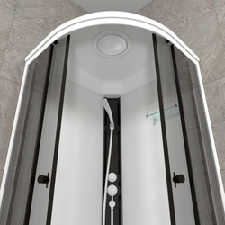 Душевая кабина Triton Грэй В 90x90 (белый)