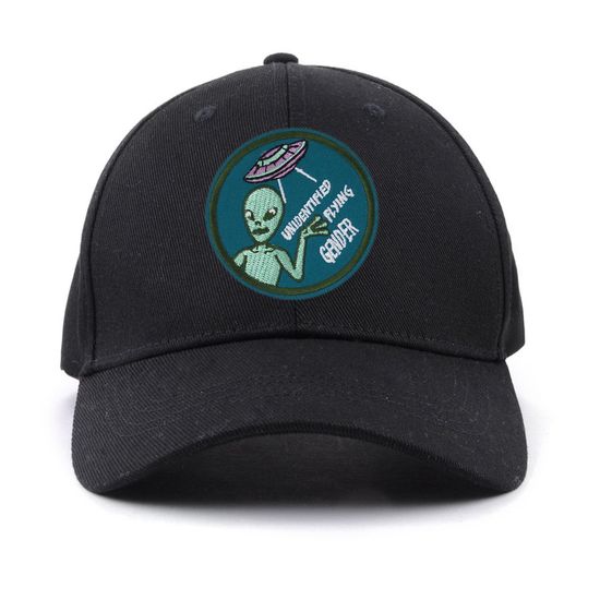 Нашивка термоаппликация на одежду и на рюкзак. Unidentified flying gender, НЛО, Космос