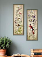 Картины на стену для интерьера в раме набор 2 шт 19*51 см