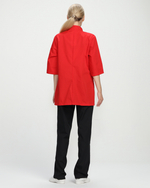 Костюм женский повара Шеф (тк.ТиСи), черный/красный