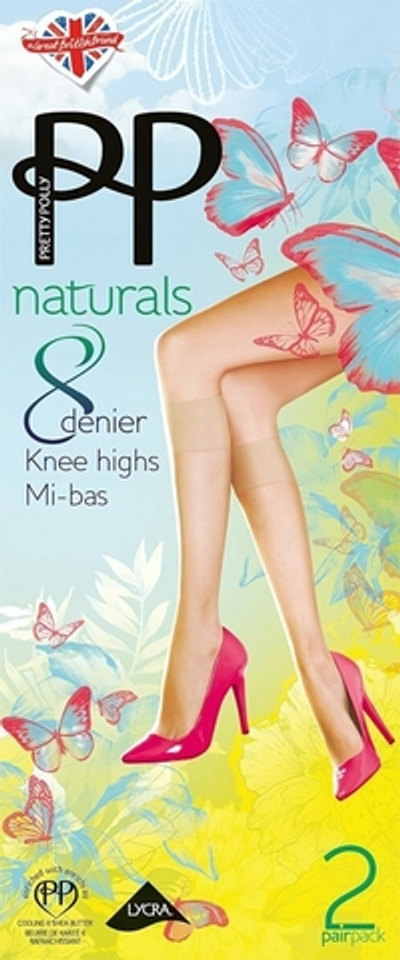 Капроновые гольфики (2 пары в упаковке) (Размер: S-M-L) (Цвет: черный)