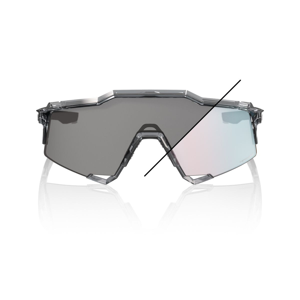 Спортивные очки 100% SPEEDCRAFT Polished Translucent Grey - Rose Gold Mirror Photochromic Lens