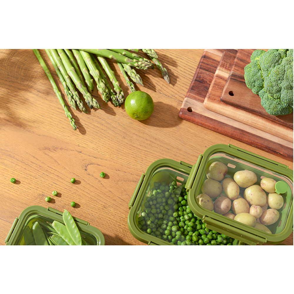 Контейнер Smart Solutions 1.05л зеленый в чехле