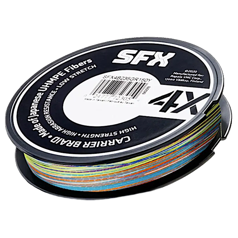 Шнур Sufix SFX 4X MultiColor 300м 0.330мм 23.0кг PE4