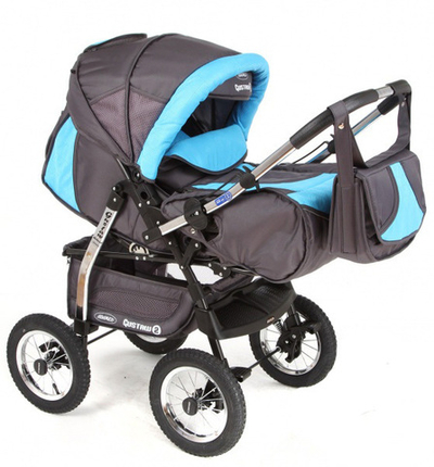 Коляска-трансформер Adamex Gustaw+N DeLuxe