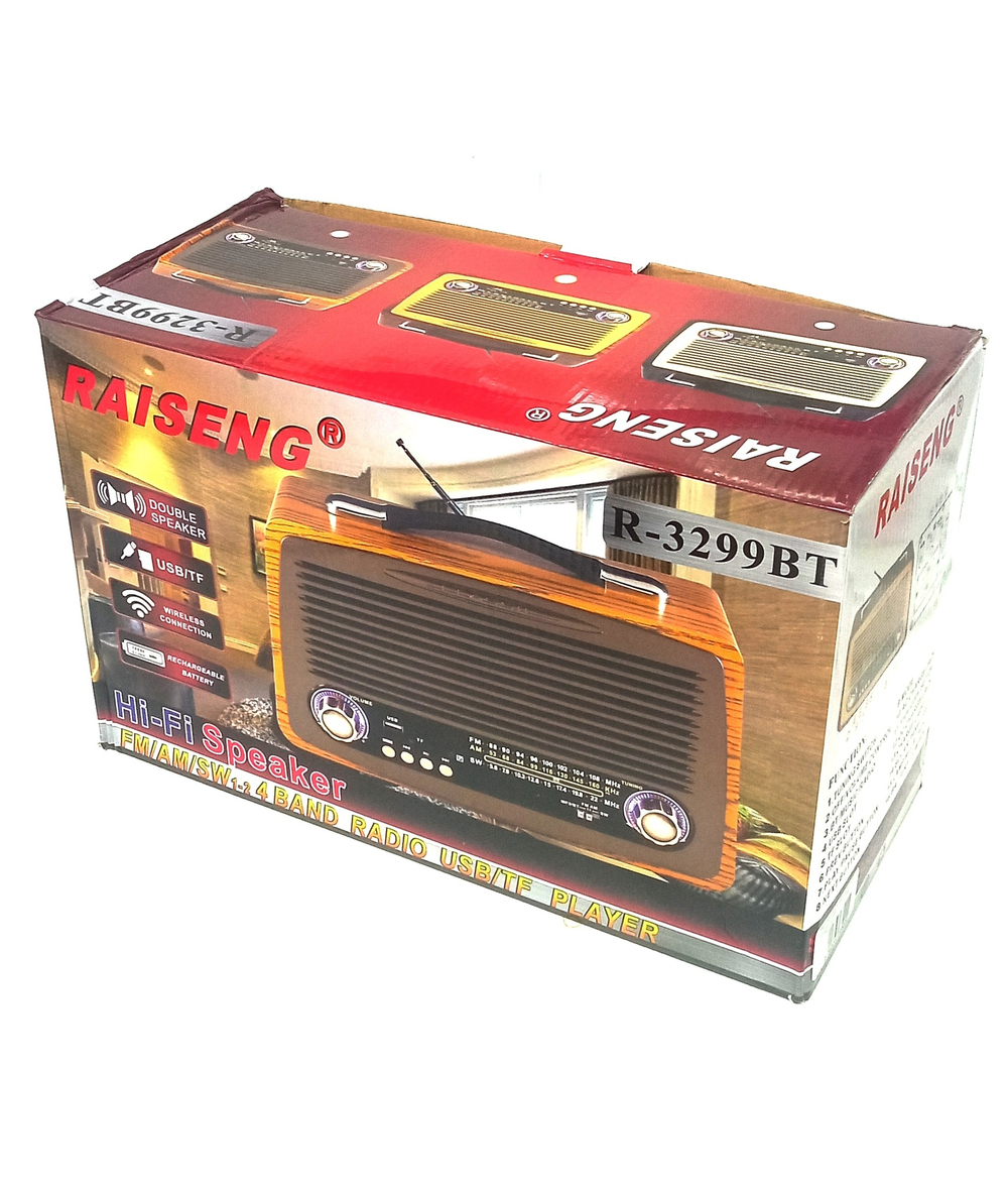 Радиоприемник в ретро стиле + MP3 плеер Stereo Raiseng R3299BT