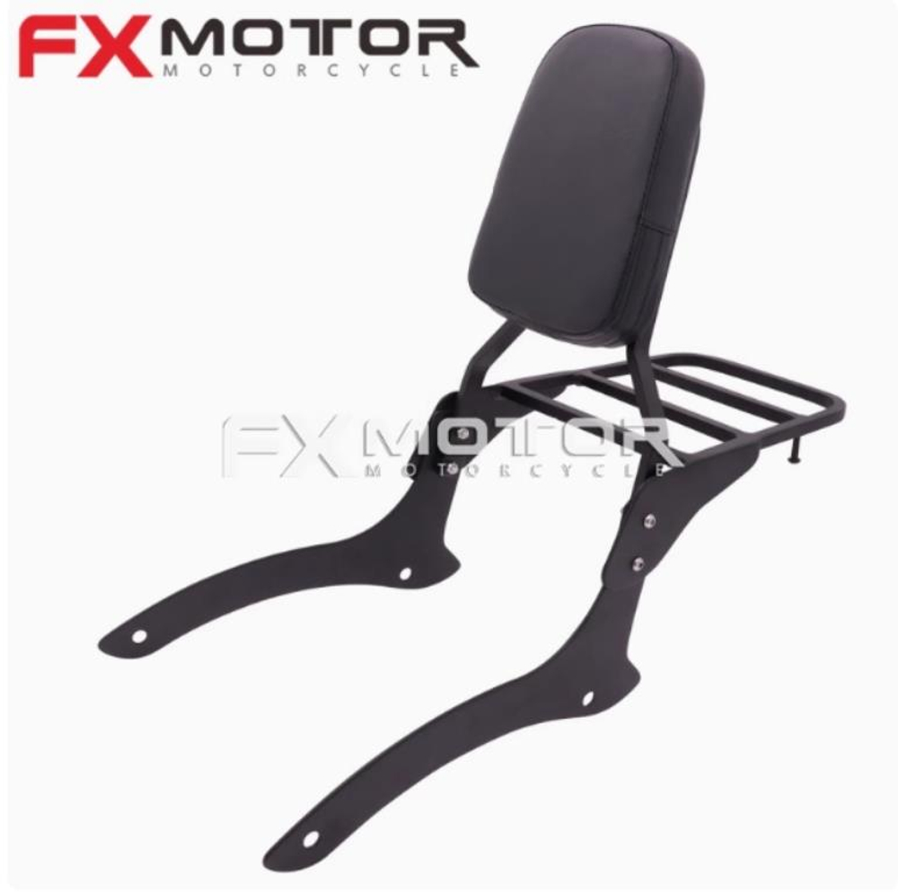 спинка с багажником Yamaha Drag Star 1100 XVS1100 Чёрная