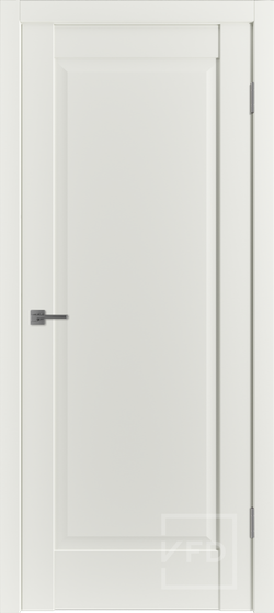 Межкомнатная дверь VFD (ВФД) ER1 ДГ Emalex Midwhite (матовая белый с оттенком, без текстуры)