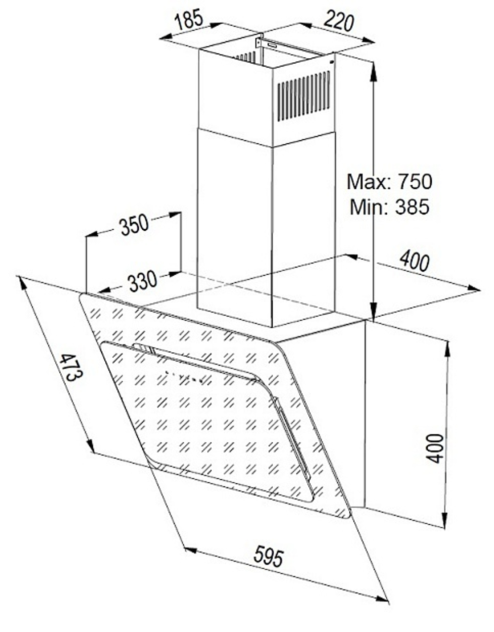 Вытяжка KORTING KHC 67590 GN фото 3