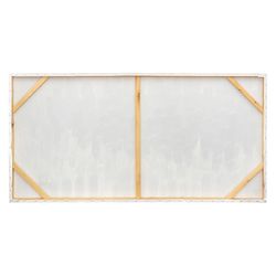 Панно декоративное с ручной росписью By Feel, 140х70 см, черно-белое