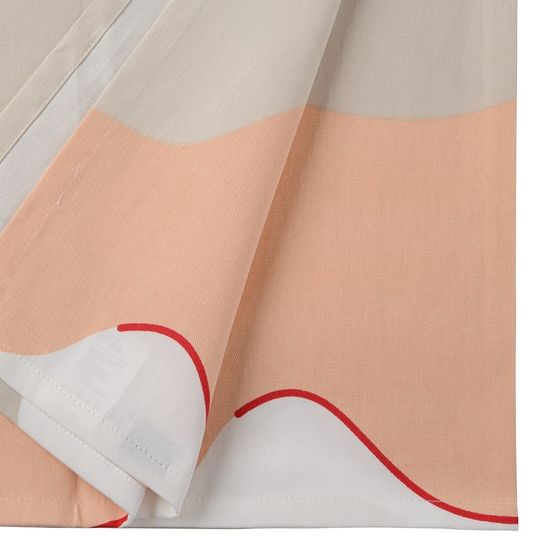 Скатерть из хлопка бежевого цвета с авторским принтом из коллекции freak fruit, 170х250 см