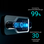 Сейф DELI "AE131" биометрический + электронный замок + ключ, 380х360х600 мм, 29 кг, белый