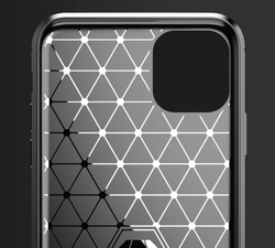 Чехол для iPhone 11 Pro цвет Black (черный), серия Carbon от Caseport
