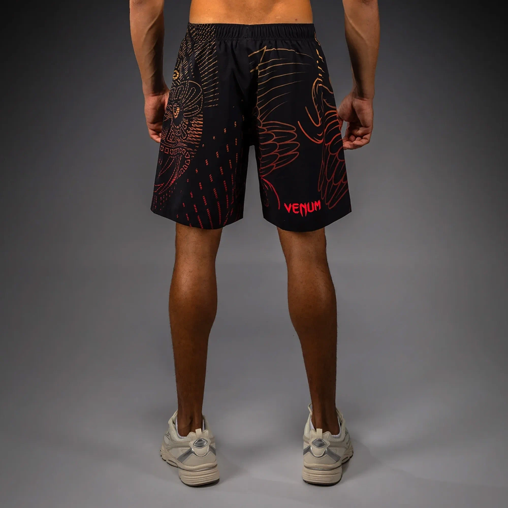 Шорты тренировочные Venum Quetzal Fury black/fury red/tangerine