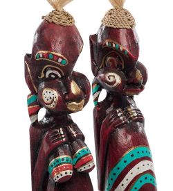 22-044 Статуэтка «Асмат» н-р из двух, 50 см