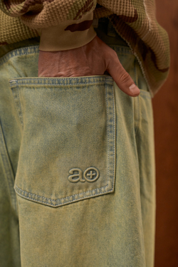 Джинсы Appetite Denim "Gray/Yellow"