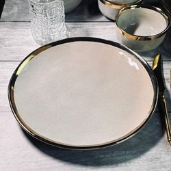 Lenardi 102-127 Набор из 6 тарелок 20,5см STONE в под.уп.(х8)Фарфор