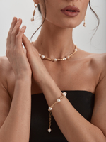 91003545 Серьги Selena Pearls