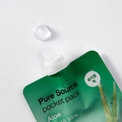 Missha Pure Source Pocket Pack увлажняющая и успокаивающая ночная маска с алоэ
