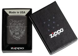 Зажигалка Zippo Big Cat с покрытием High Polish Black (48935) 6
