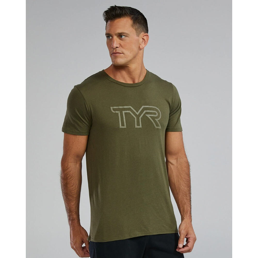 Футболка мужская TYR MEN'S ULTRASOFT LIGHTWEIGHT BIG LOGO