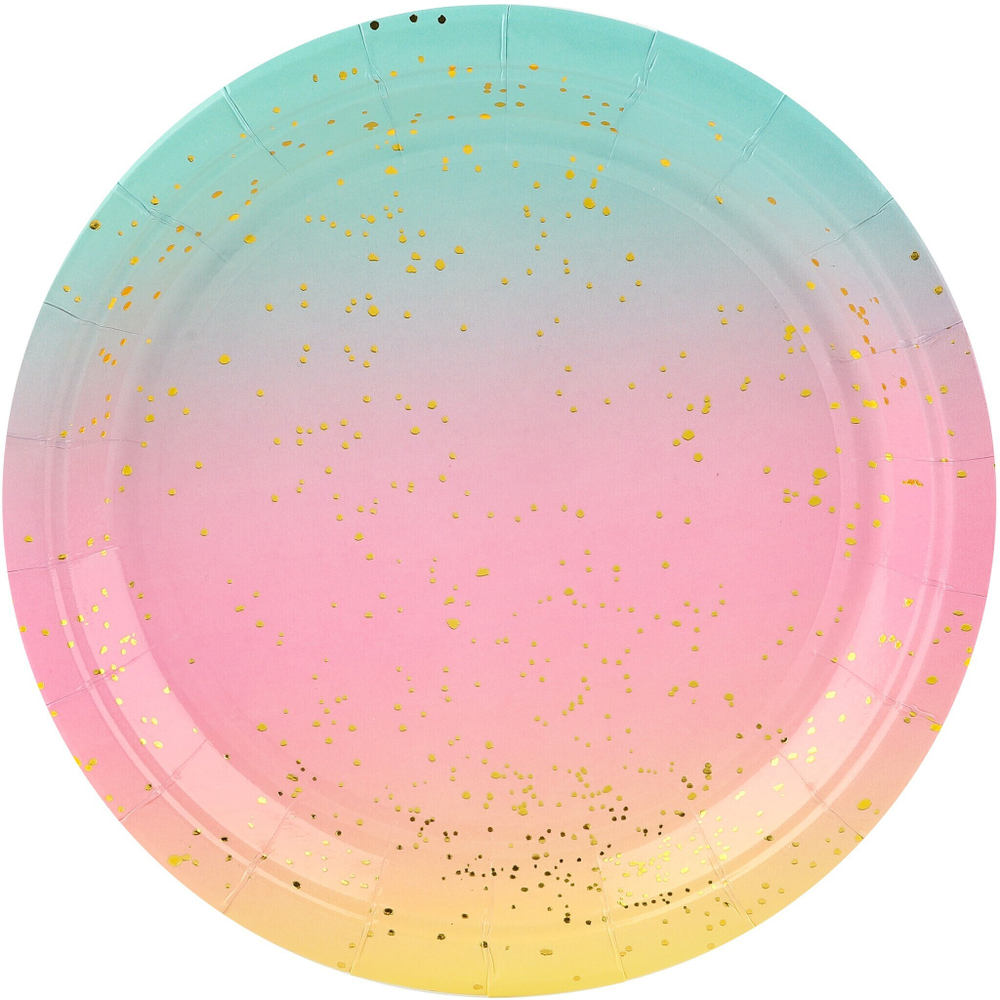 Тарелки, Нежная радуга, 23 см, 6 шт.