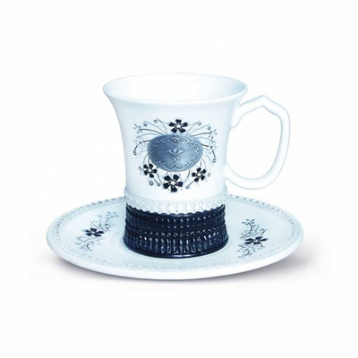 Чай черный HYTON керамическая кружка с блюдцем "Авангард" 50гр