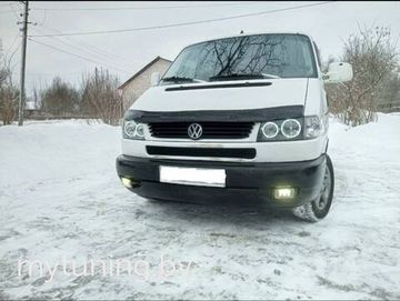 Передние фары angel eyes black для VW T4