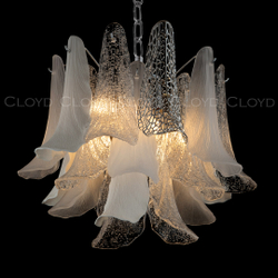 Люстра Cloyd WASABI C7 / Ø50 см - керамика - хром (арт.11448)