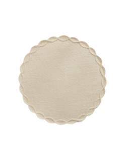Zara Home сервировочная салфетка из джута, диаметр 38 см