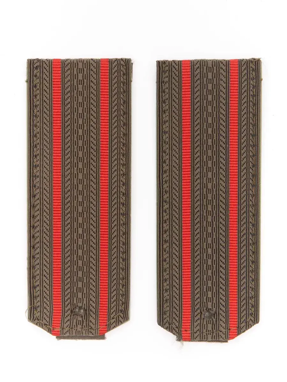 Погоны Мин Обороны оливковые 2 красных просвета пластик (Цена договорная)