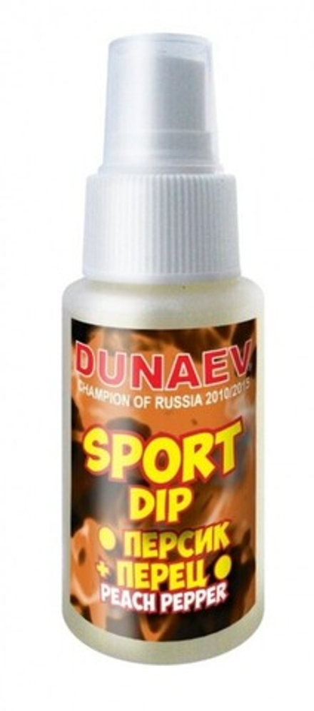 Ароматизатор  DUNAEV SPORT DIP Персик+перец 50мл