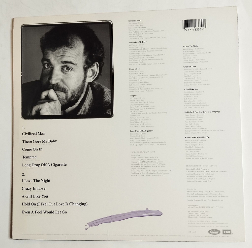Винтажная виниловая пластинка LP oe Cocker Civilized Man (USA 1984)