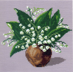 "Ландыши"-0064/1 канва с рисунком