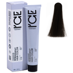 4.17 крем-краска ICE Permanent каштановый пепельно-шоколадный - 100 мл.