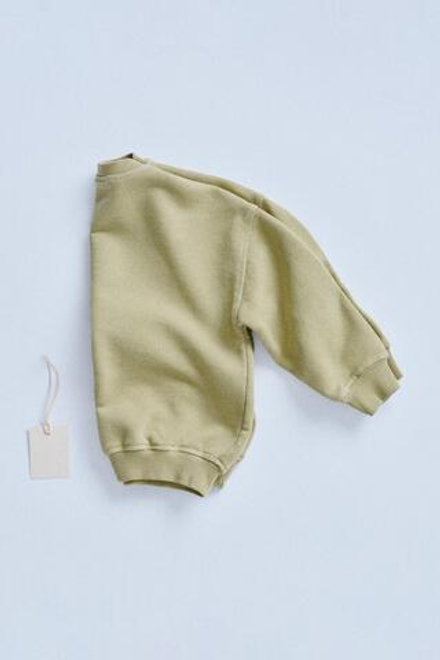 ZARA TIMELESZ - ТОЛСТОВКА С ВЫШИВКОЙ, ЗЕЛЕНЫЙ