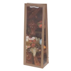 GAEM Пакет подарочный для бутылок (бумага 210г/м2, блок 12шт), L12,5 W8 H36 см, 4в.